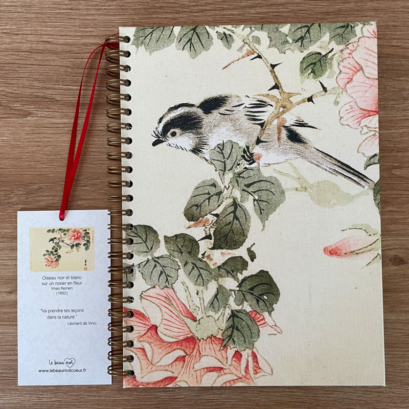 Oiseau noir et blanc